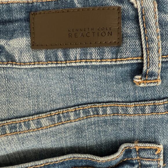 Kenneth Cole Reaction Denim Pencil Skirt SZ 6 Preppy Classic - Picture 6 of 8